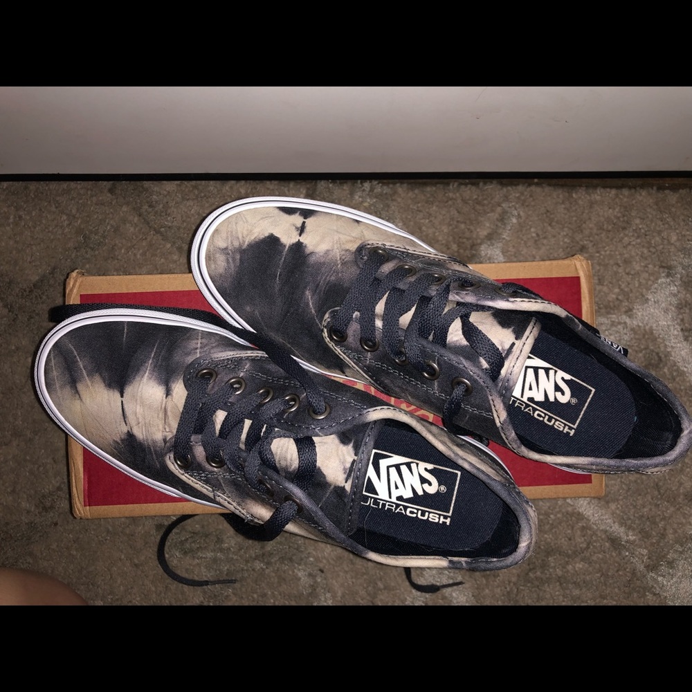 Tye dye lace up vans